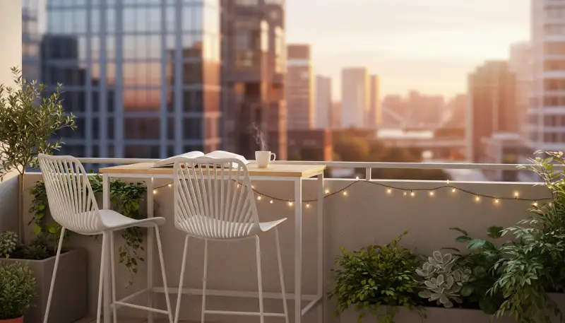 Balkon Barhocker klein: Platzwunder für Ihre Oase