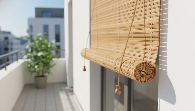 Bambusrollos: Natürlicher Schutz für Balkone