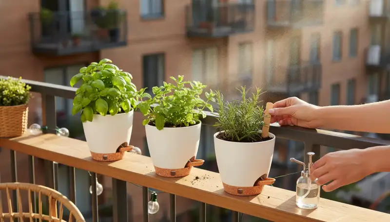 Der ideale Kräutertopf für den Balkon