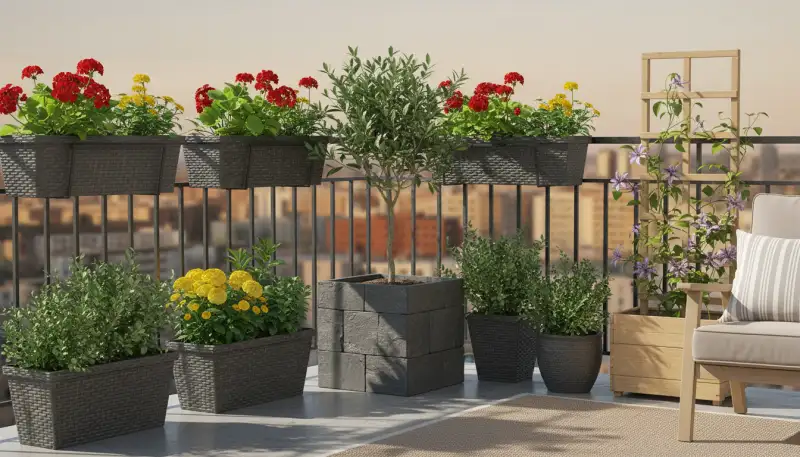 Der perfekte Blumentopf für Ihr Balkonglück